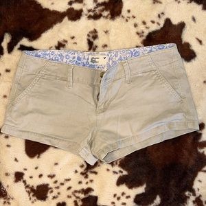 Vintage AE khaki short shorts.